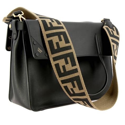 b bag fendi|Fendi bag with thick strap.